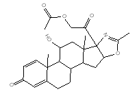 11b,21-Dihydroxy-2-methyl-5bH-pregna-1,4-dieno[17,16-d]oxazole-3,20-dione 21-acetate