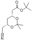 (4R-cis)-1,1-dimethylethyl-6-cyanomethyl-2,2-dimethyl-1,3-dioxane-4-acetate
