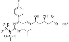 Tert-butyl-(+) 7-[4-(4-fluorophenyl)-6-isopropyl-2-(N-methylsulfonylamino) pyrimidine-5-yl]-(3R, 5S)-dioxane-(E)-6-heptenate