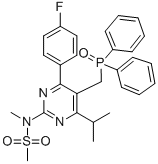 Diphenyl [4-(4-fluorophenyl)-6-isopropyl-2-[(N-methyl-N-methylsulfonyl) amino] pyrimidine-5-yl-methyl] phosphine oxide