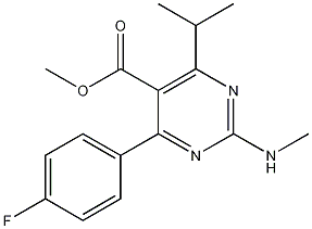 Methyl 4-(4-Fluorophenyl)-6-isopropyl-2-(methylamino)pyrimidine-5-carboxylate