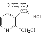 2-Chloromethyl-3-methyl-4-(2,2,2-thifluoroethoxy) pyridine HCl