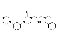 1-(3-(3,4-dihydroisoquinolin-2(1H)-yl)-2-hydroxypropyl)-4-(3-morpholinophenyl)piperazin-2-one