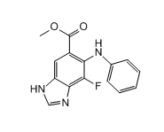 Methyl 4-fluoro-5-(phenylamino)-1H-benzo[d]imidazole-6-carboxylate