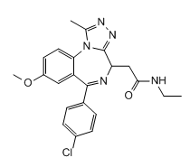 2-(6-(4-chlorophenyl)-8-methoxy-1-methyl-4H-benzo[f][1,2,4]triazolo[4,3-a][1,4]diazepin-4-yl)-N-ethylacetamide