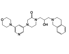 1-(3-(3,4-dihydroisoquinolin-2(1H)-yl)-2-hydroxypropyl)-4-(5-morpholinopyridin-3-yl)piperazin-2-one