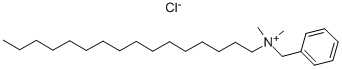 Benzyldimethylhexadecylammonium chloride