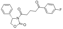 (S)-1-(4-Fluorophenyl)-5-(2-oxo-4-phenyloxazolidin-3-yl)pentane-1,5-dione