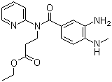 Ethyl-3-(3-amino-4-(methylamino)-N-(pyridin-2-yl)benzamido)propanoate