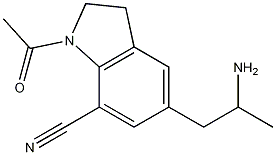 1-Acetyl-5-(2-aminopropyl)indoline-7-carbonitrile